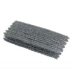 Paille de fer double tresse 12x21cm
